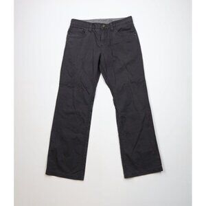 Vintage 90s Y2K Esprit Mens Size 32x32 Faded Flared Wide Leg Pants Gray Cotton